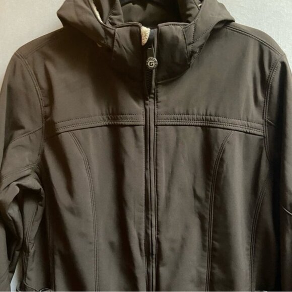 NWT Killtec hooded fleece lined water resistant jacket Sz 14 - Picture 5 of 16